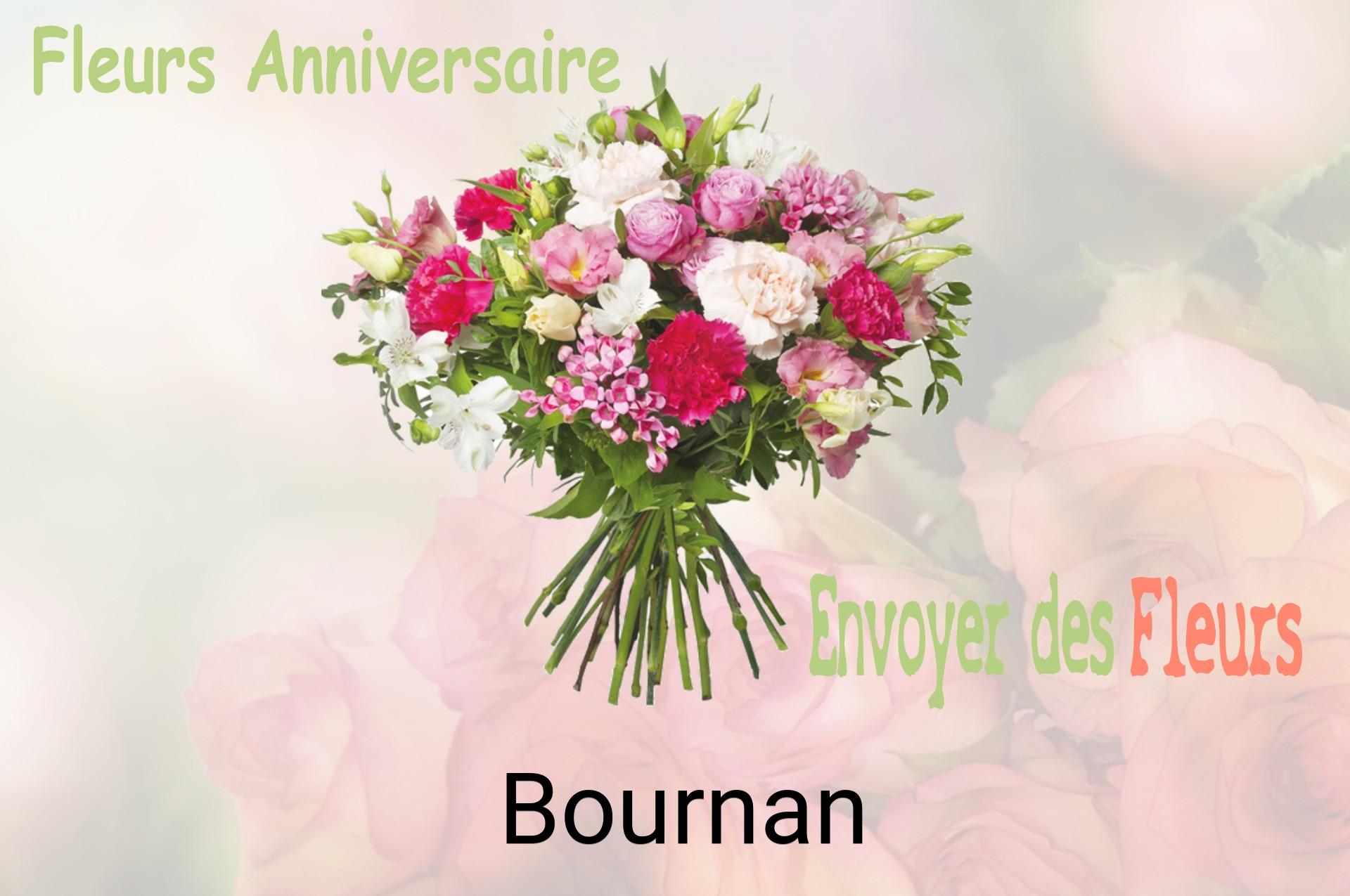 Bouquet de fleurs d’anniversaire livré à Bournan