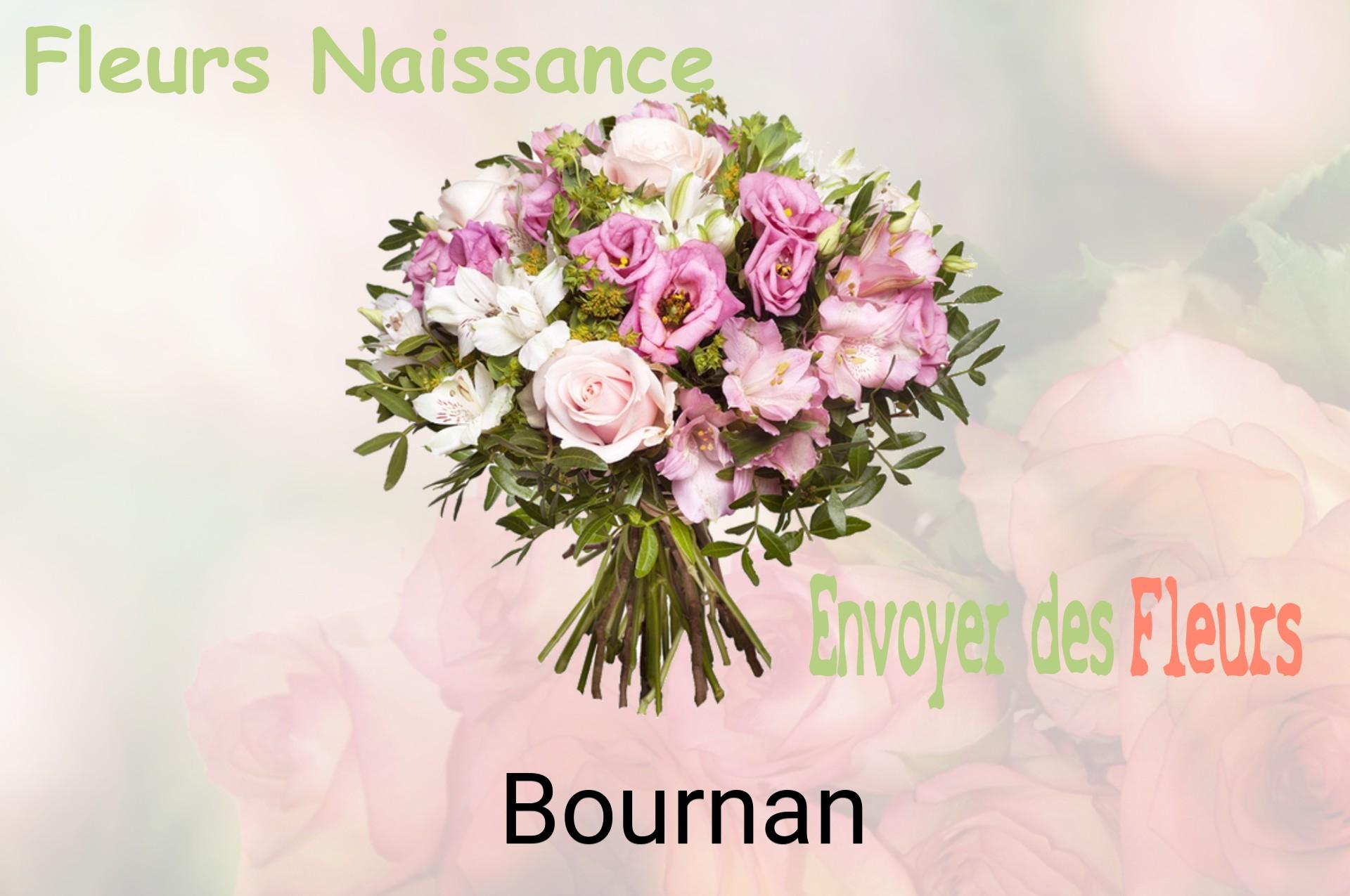 Bouquet de fleurs de naissance livré à Bournan